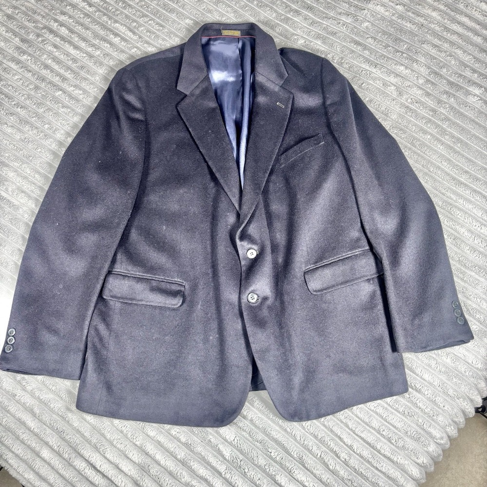 J.G. Hook Vintage‎ Cashmere Single Breasted Center Vent Men's Blazer Jacket